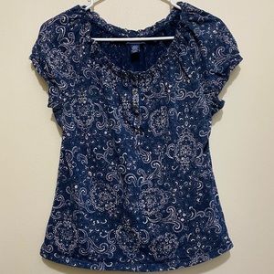 Chaps Women’s size Small Cap Sleeve Blouse